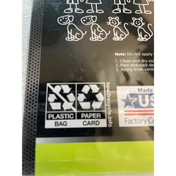 Auto Drive Family Stick Figure Auto Decals Made In USA 46 Pieces - Picture 5 of 7